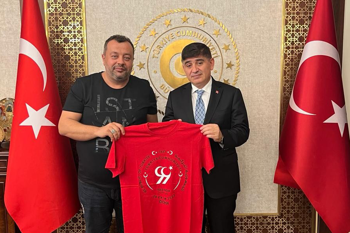 Büyük Elçimiz Dr. M. Mustafa Göksu ve Yönetim Kurulu Başkanımız Sn. Hakan COŞKUN